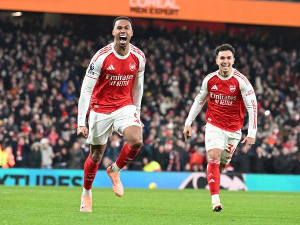 英超-加布里埃尔破门特罗萨德传射 阿森纳大捷维拉